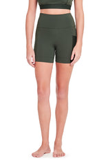 Shorts Fitness com Bolso Illusion Verde