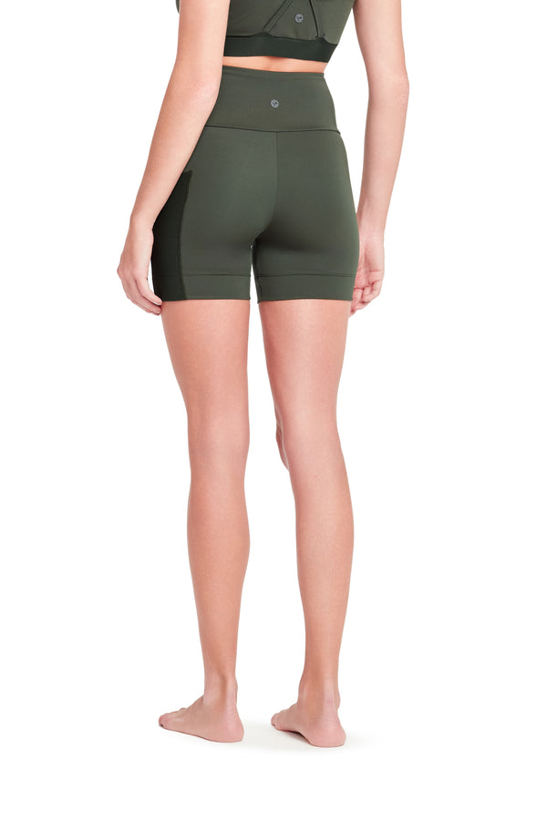 Shorts Fitness com Bolso Illusion Verde