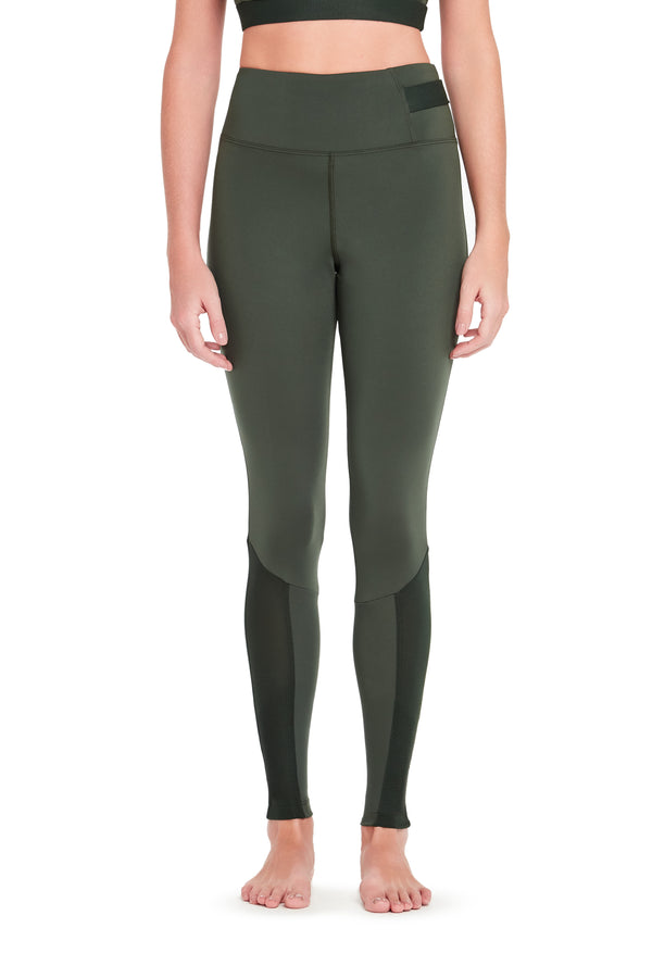 Legging Fitness com Bolso Illusion Verde