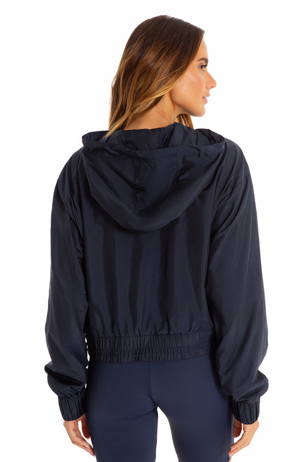 Jaqueta Corta Vento Fitness Impulse Marinho