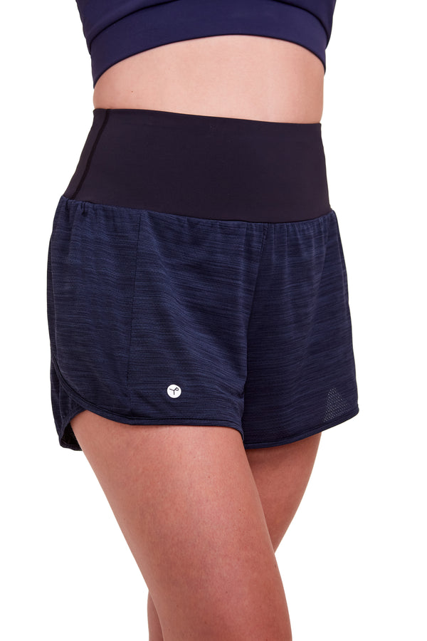 Shorts Fitness Com Bolso Interno Índigo