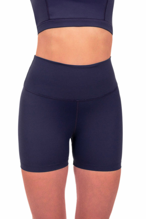 Shorts Fitness Com Bolso Second Skin Marinho