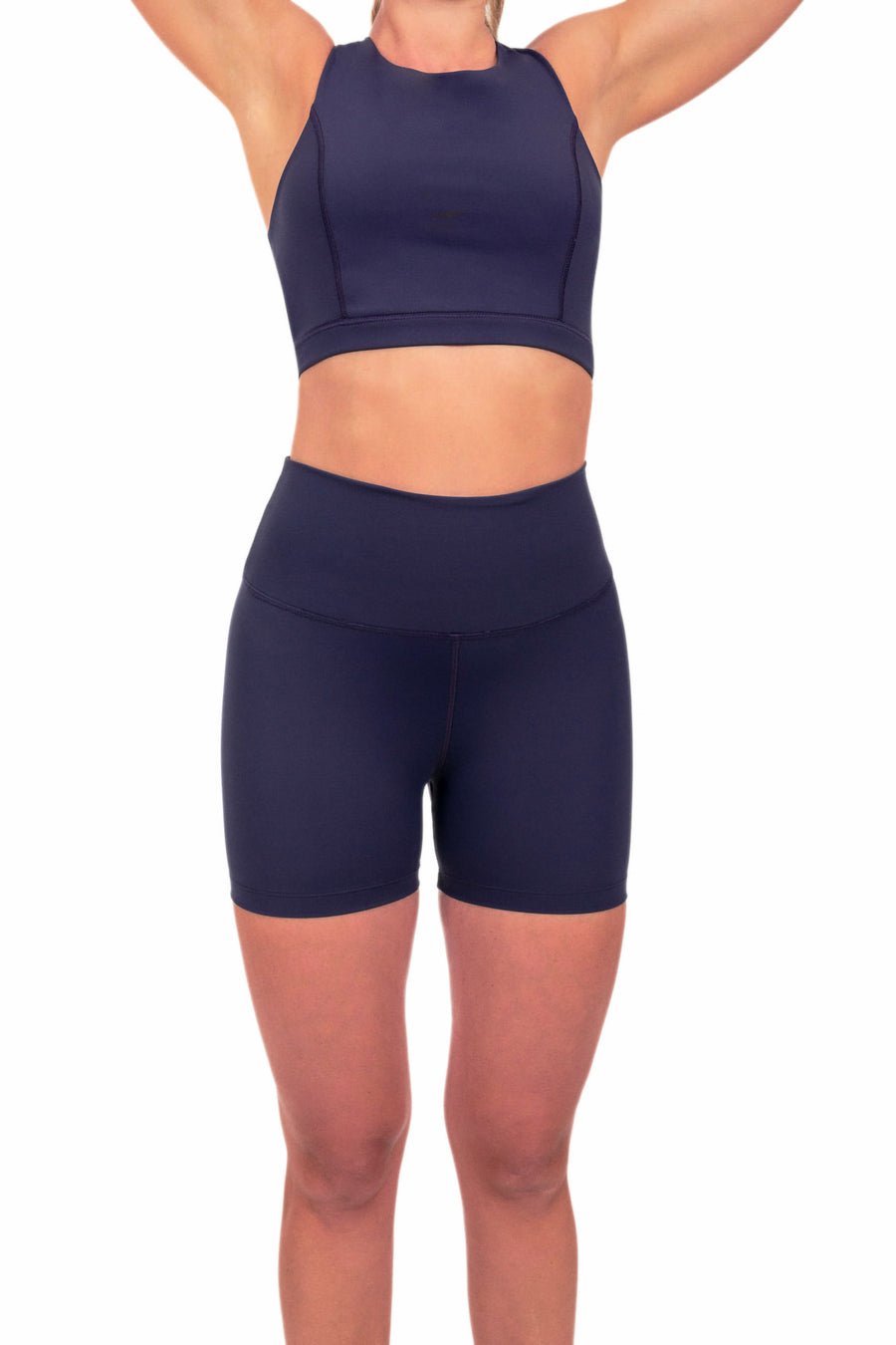 Shorts Fitness Com Bolso Second Skin Marinho