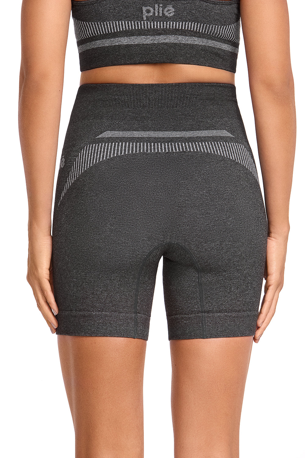 Bermuda Fitness Com Bolso Interno Preto Mescla