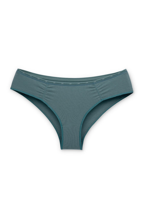 Calcinha Infantil Biquíni Drapeado Menta