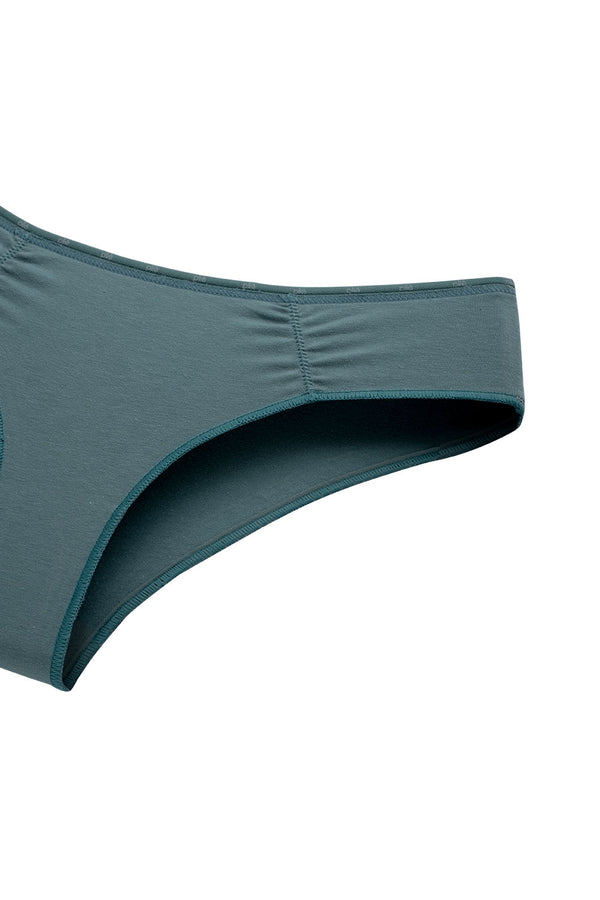 Calcinha Infantil Biquíni Drapeado Menta