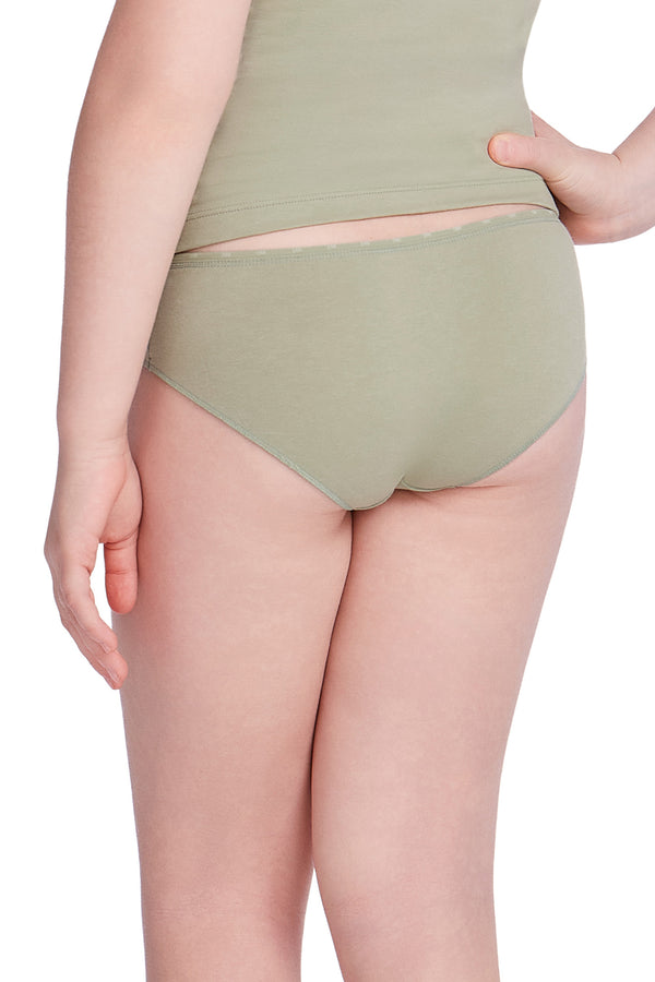 Calcinha Infantil Biquíni Algodão Cidreira