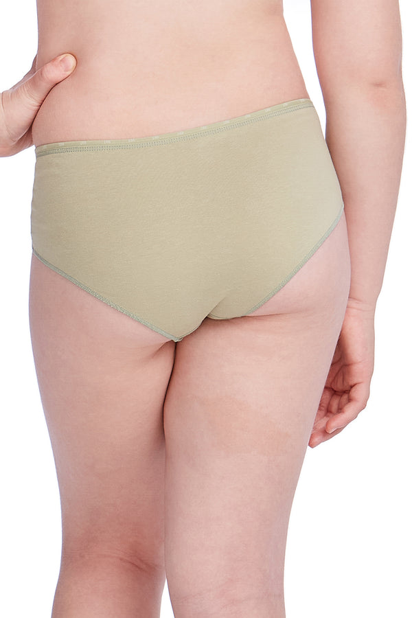 Calcinha Infantil Cintura Média Algodão Cidreira