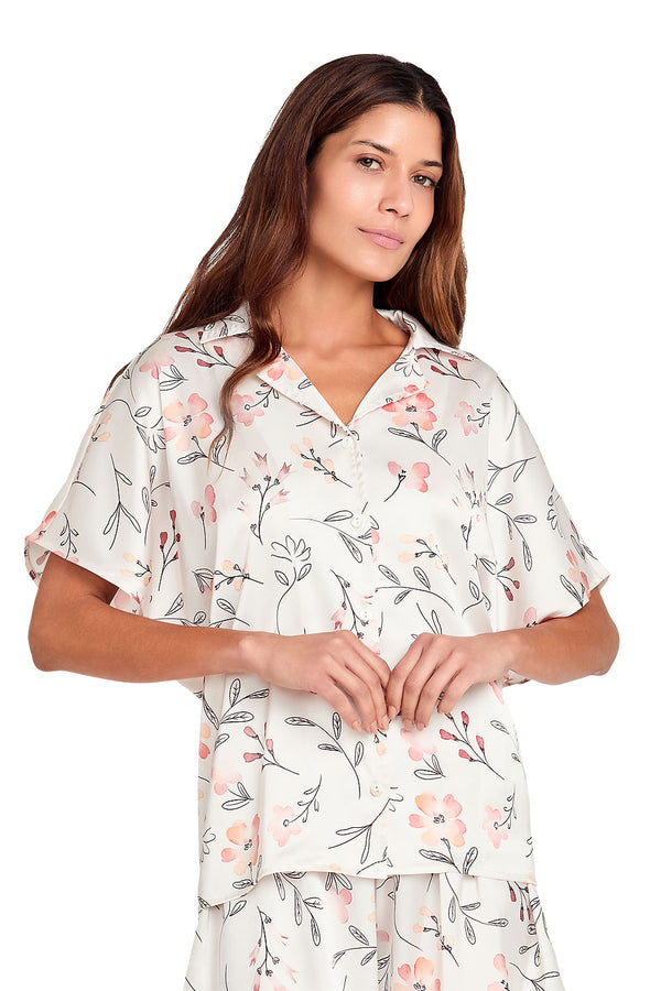 Camisa Dreams Com Abertura Frontal Aquarela