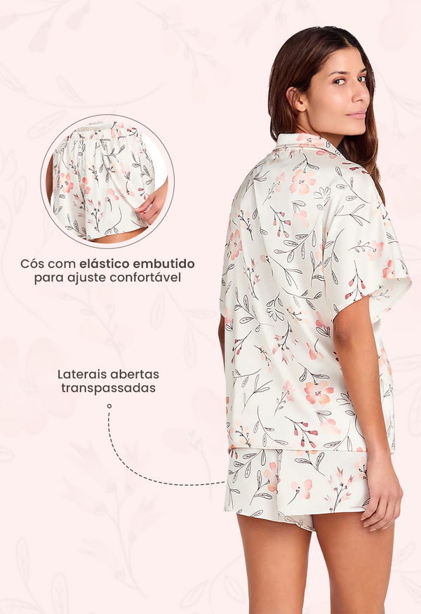 Shorts Dreams Transpassado Aquarela