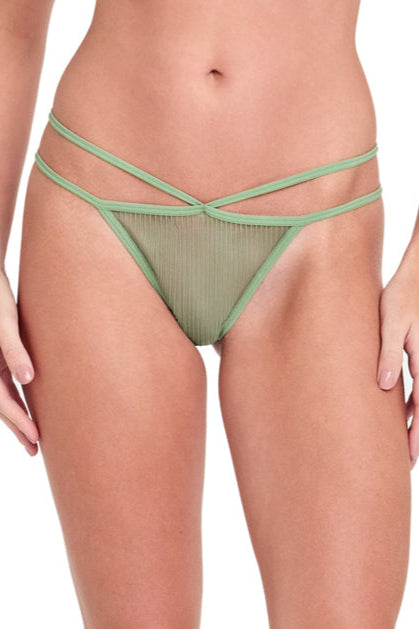 Calcinha Fio Dental em Renda Passion Fresh Mint