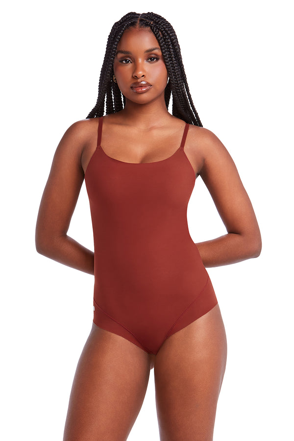 Body Invisível Com Bojo Terra