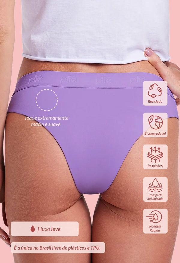 Calcinha Absorvente Biquini M.E.S. Alfazema