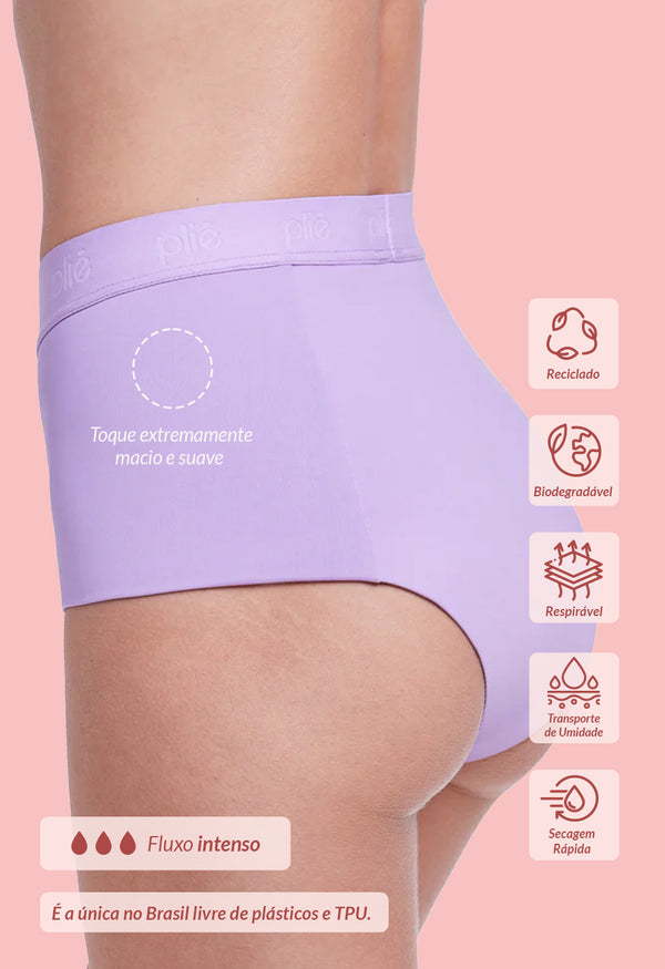 Calcinha Absorvente Hot Pants M.E.S Alfazema