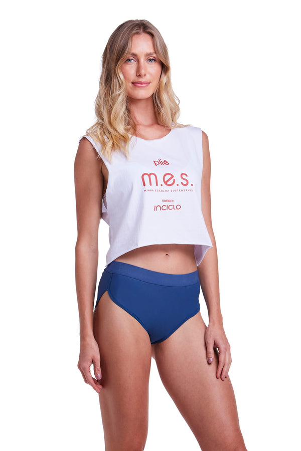 Calcinha Absorvente Cintura Alta M.E.S Aster