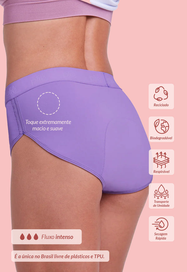 Calcinha Absorvente Boxer M.E.S Alfazema