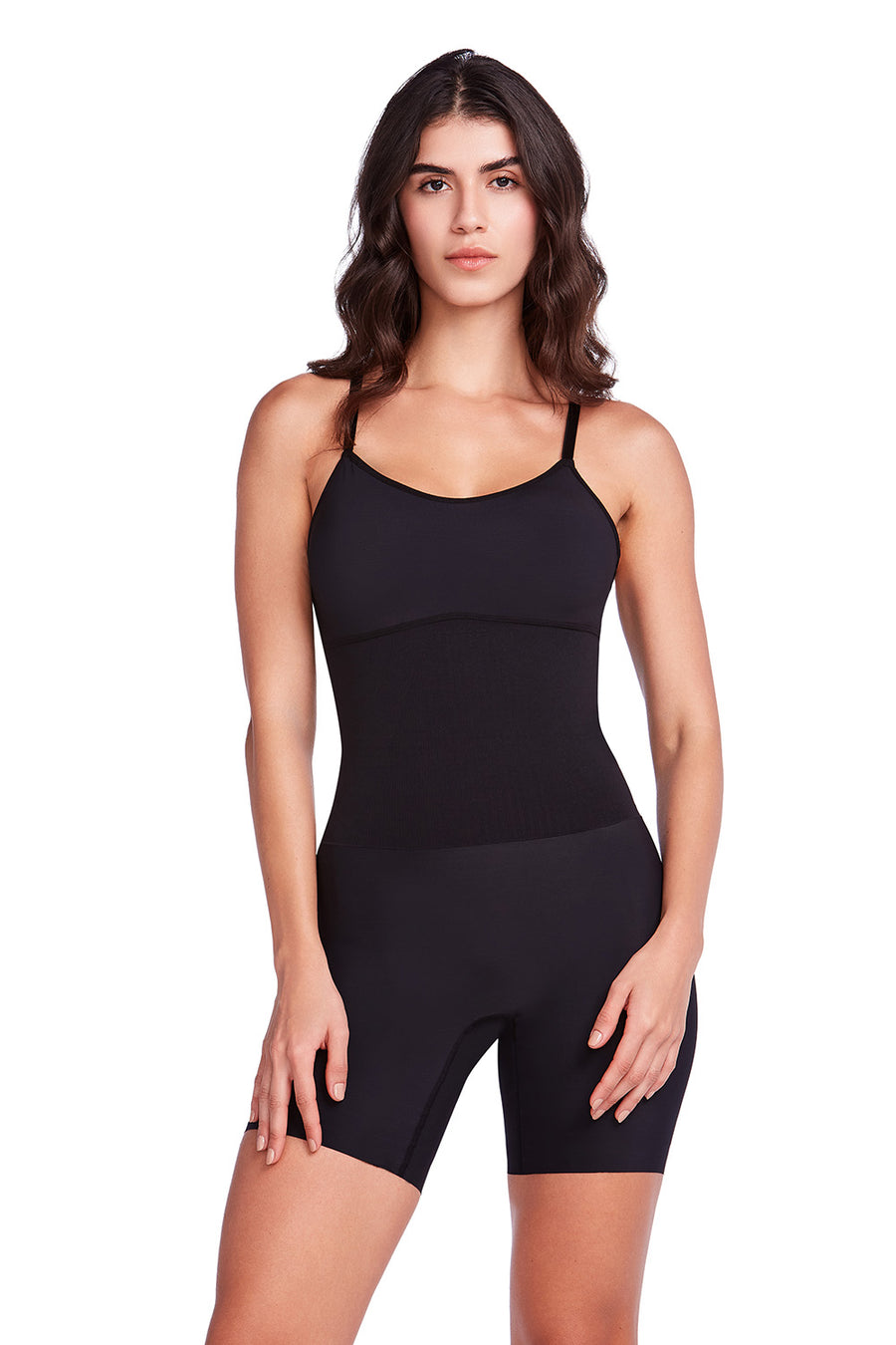 Body Amazônia Control Modelador Bermuda Com Bojo Invisível Afina Cintura Rio Negro