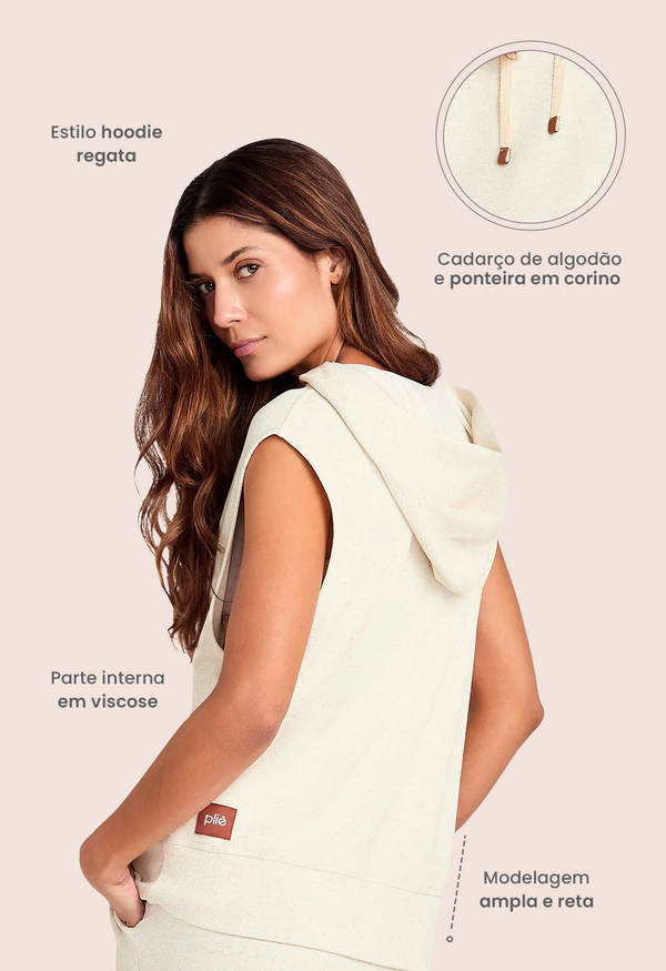 Regata Oversized Athleisure Linho Off White