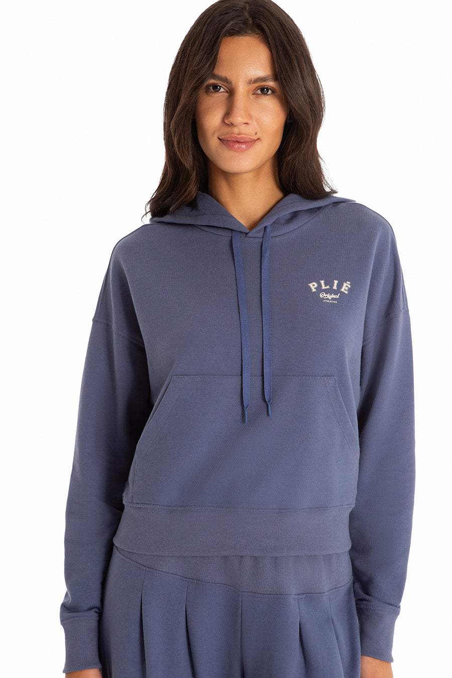 Blusa Com Capuz Athleisure Aero Azul Ocean