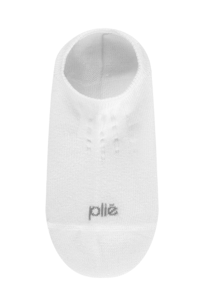 Kit 3 Pares Meia Invisível Branco