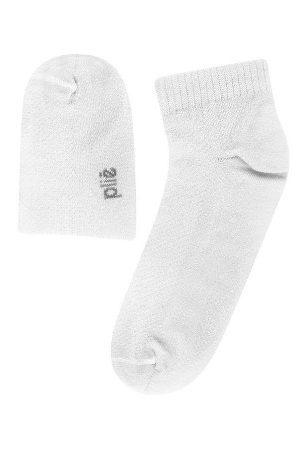 Kit 3 Pares Meia Soquete Branco