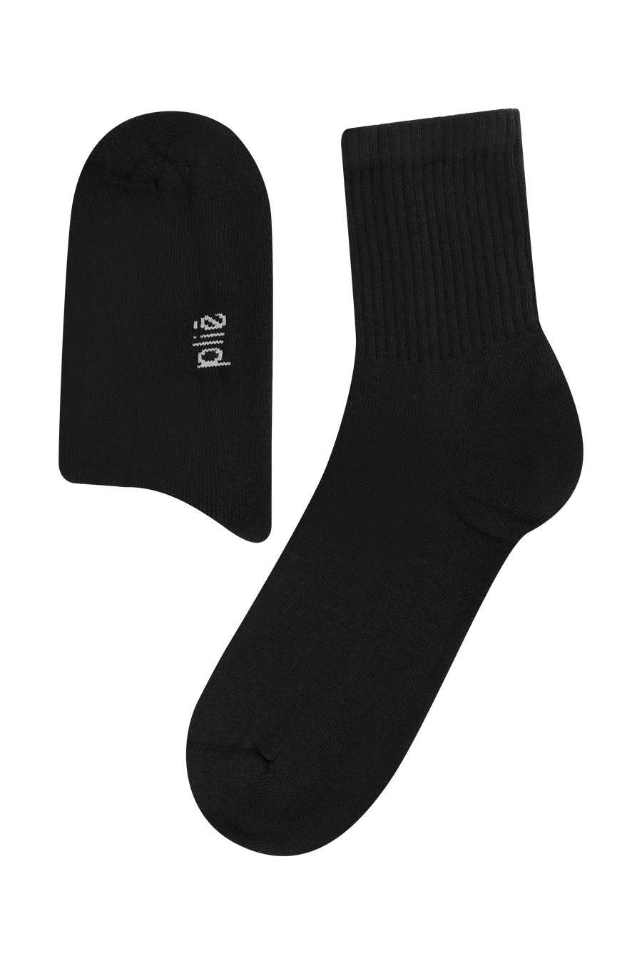 Kit 3 Pares Meia Esportiva Preto