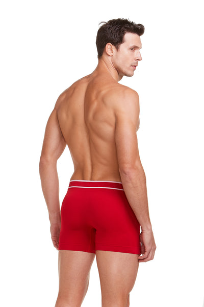 Cueca Boxer Microfibra Sem Costura Personal Fit Vermelho