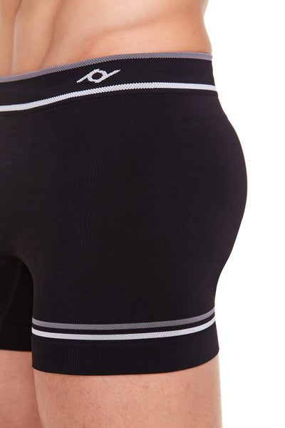 Cueca Boxer Microfibra Sem Costura Classic Preto