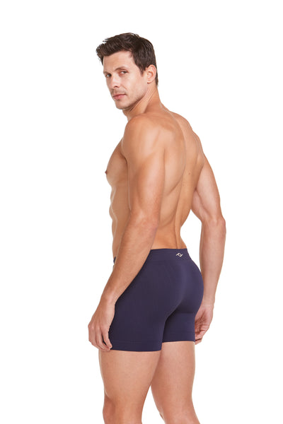 Cueca Boxer Microfibra Sem Costura Fusion Marinho