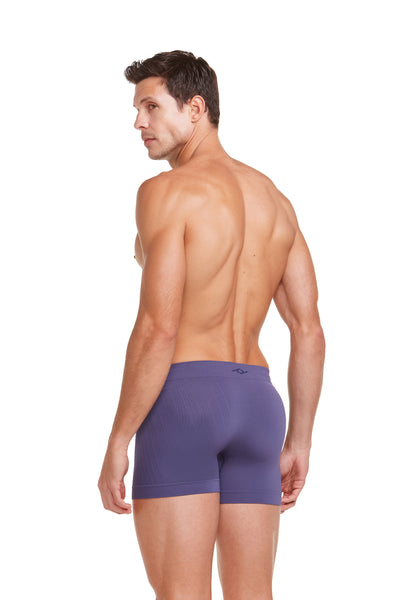 Cueca Boxer Microfibra Sem Costura Fusion Azul