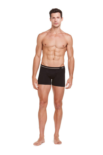 Cueca Boxer Microfibra Sem Costura Energy Preto