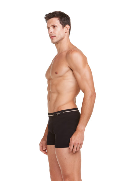 Cueca Boxer Microfibra Sem Costura Energy Preto