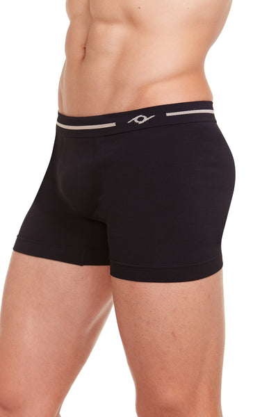 Cueca Boxer Microfibra Sem Costura Energy Preto