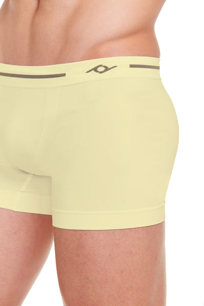 Cueca Boxer Microfibra Sem Costura Energy Amarelo