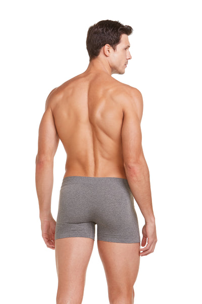 Cueca Boxer Microfibra Sem Costura Mescla Khaki
