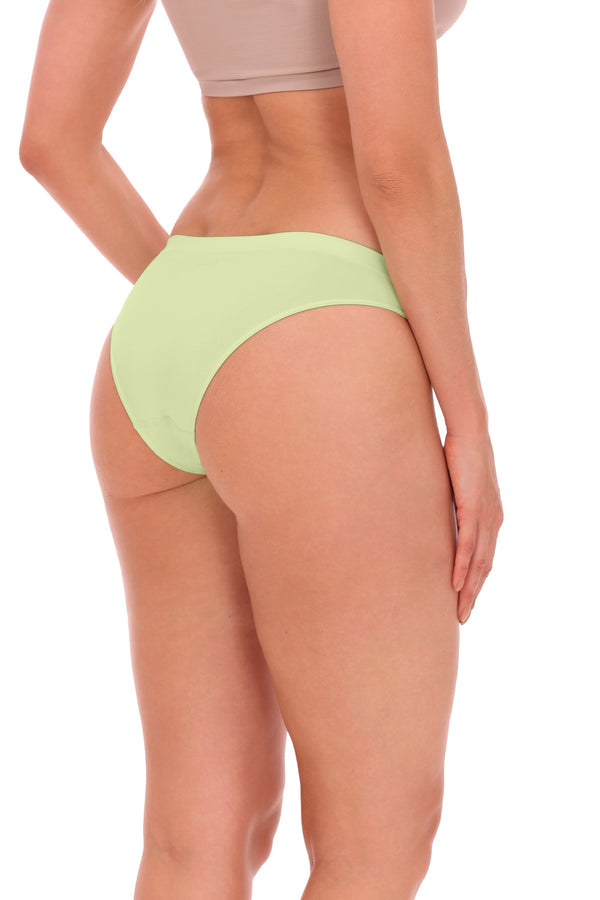 Calcinha Básica Biquíni Com Fundo De Algodão Limão