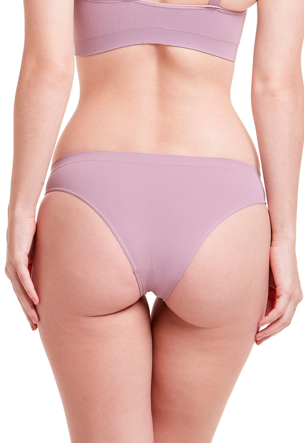 Calcinha Básica Biquíni Com Fundo De Algodão Lilac