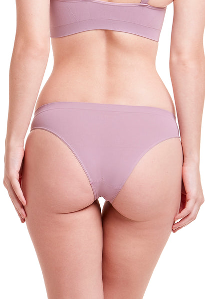 Calcinha Básica Biquíni Com Fundo De Algodão Lilac