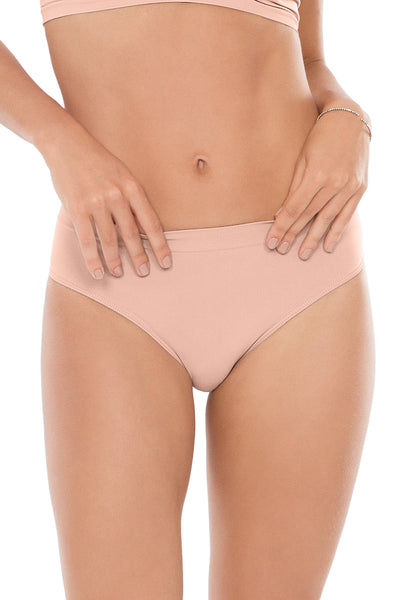 Calcinha Básica Cintura Média Com Fundo De Algodão Balm