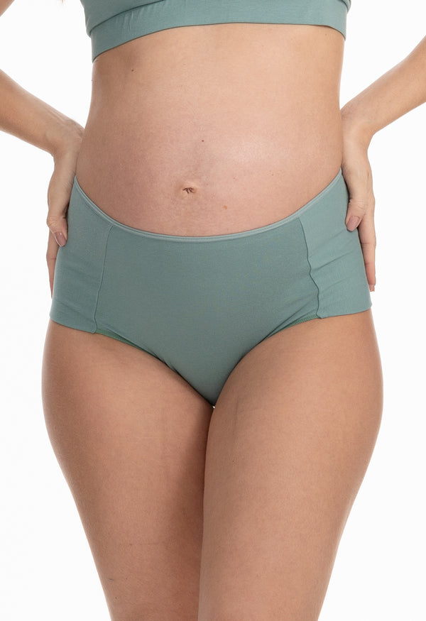 Calcinha Pós-Parto Tanga Cintura Média Menta