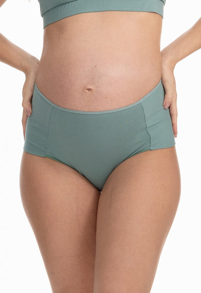Calcinha Pós-Parto Tanga Cintura Média Menta