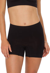 Shorts Modelador Cintura Média Emana Ameniza Celulite Preto