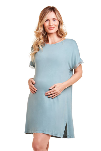 Camisola Manga Maternity Comfy Menta