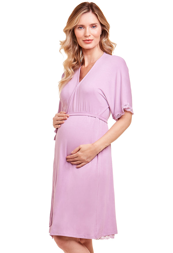 Robe Gestante Viscose Marshmallow
