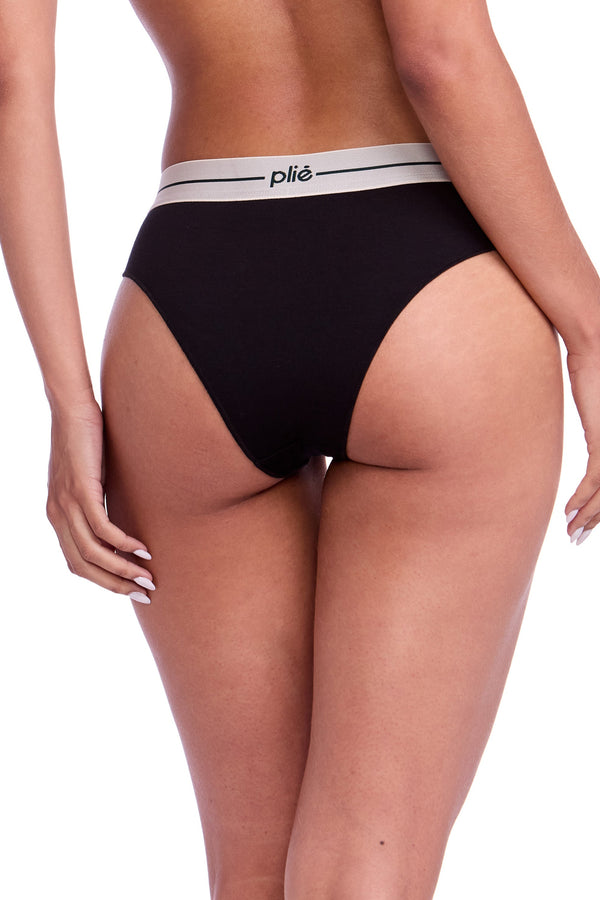 Calcinha Lettering Biquíni Black