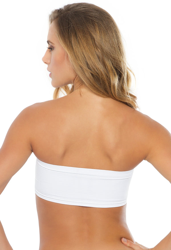 Top Faixa Sustentação Sem Bojo Branco