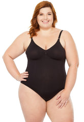 Body Modelador Sem Bojo Afina Cintura Preto