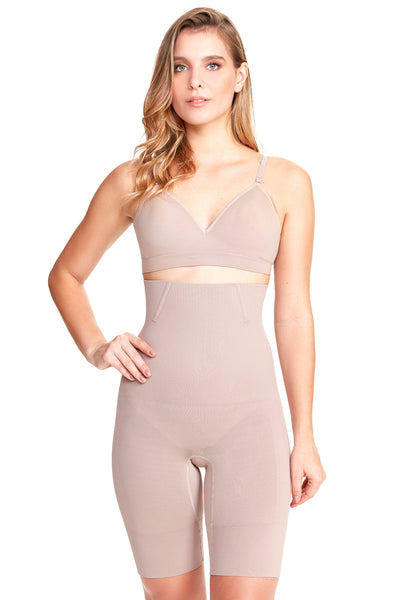Bermuda Modeladora Abdominal Com Barbatana Blush