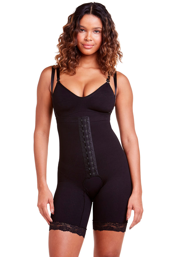 Cinta Modeladora Estética Emana Ameniza Celulite Preto