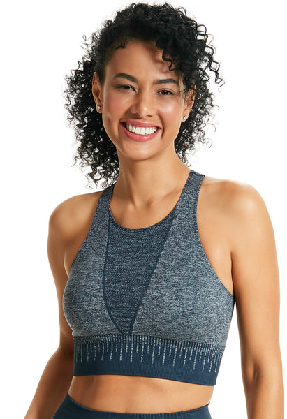 Top Nadador Cropped Marinho